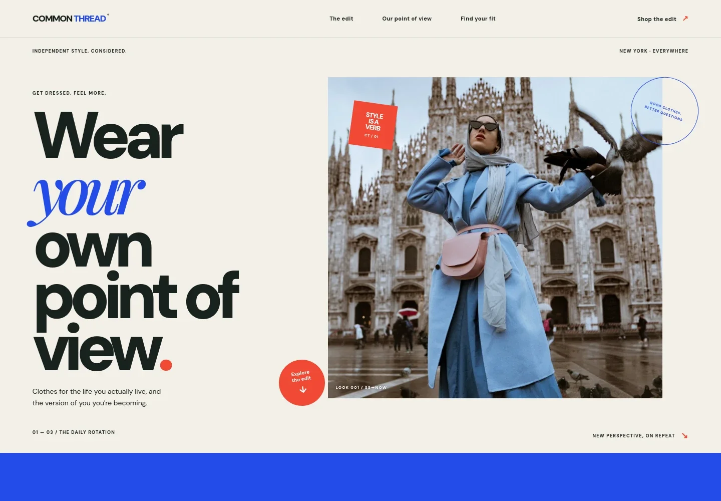Retail Clothing Website Template