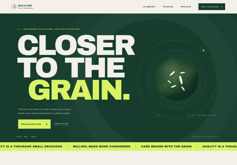 Rice Mill Website Template