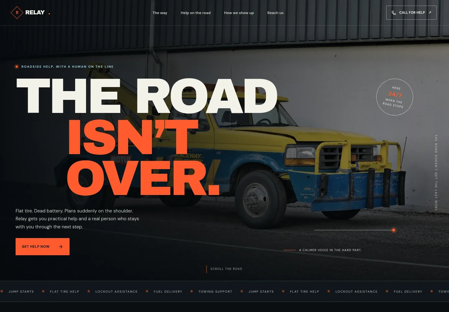 Roadside Assistance Website Template