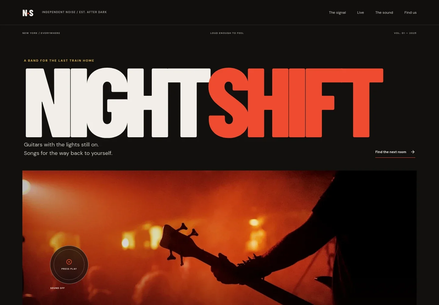 Rock Band Website Template