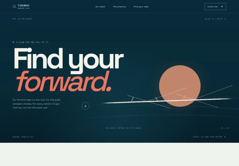 Rowing Club Website Template
