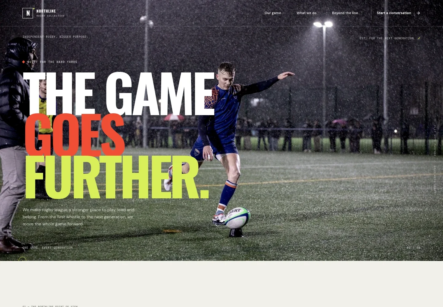 Rugby League Website Template