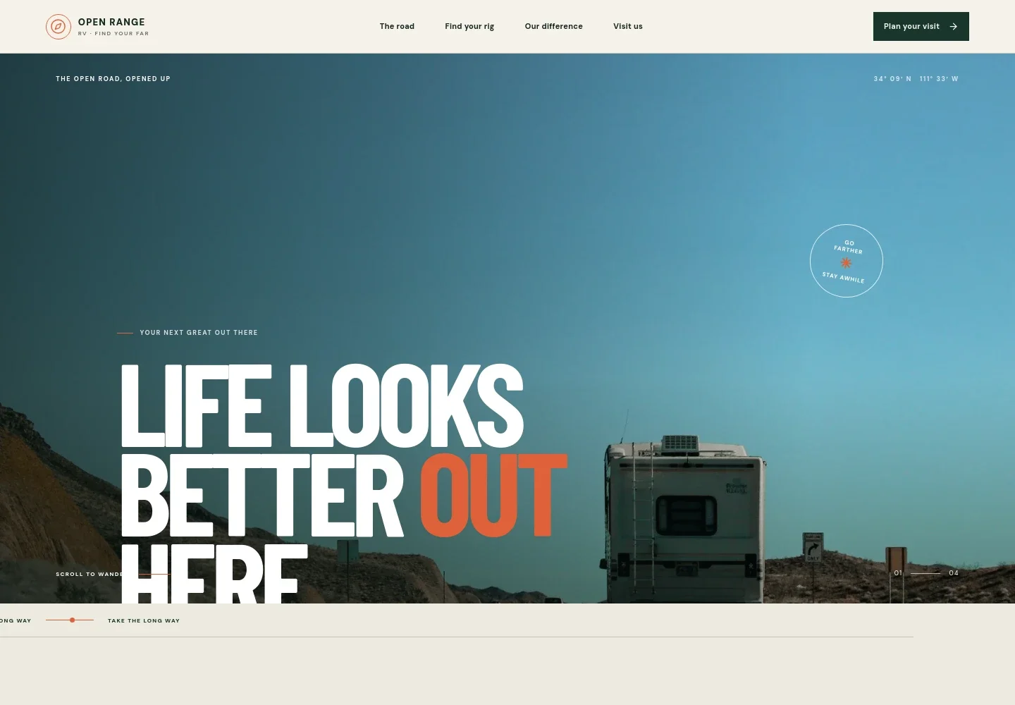RV Dealer Website Template