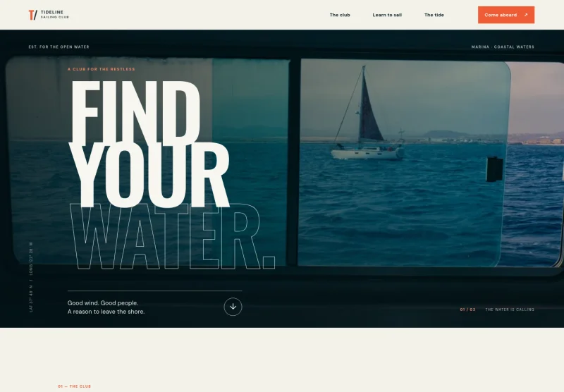 Sailing Club Website Template