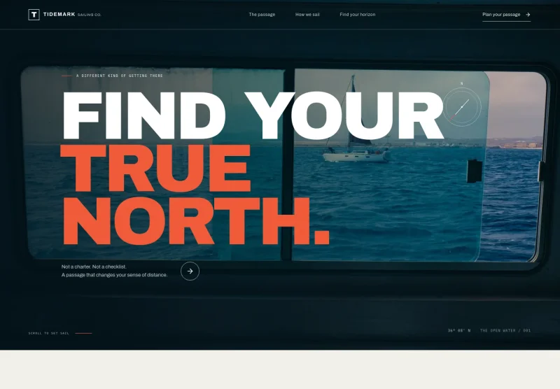 Sailing Website Template
