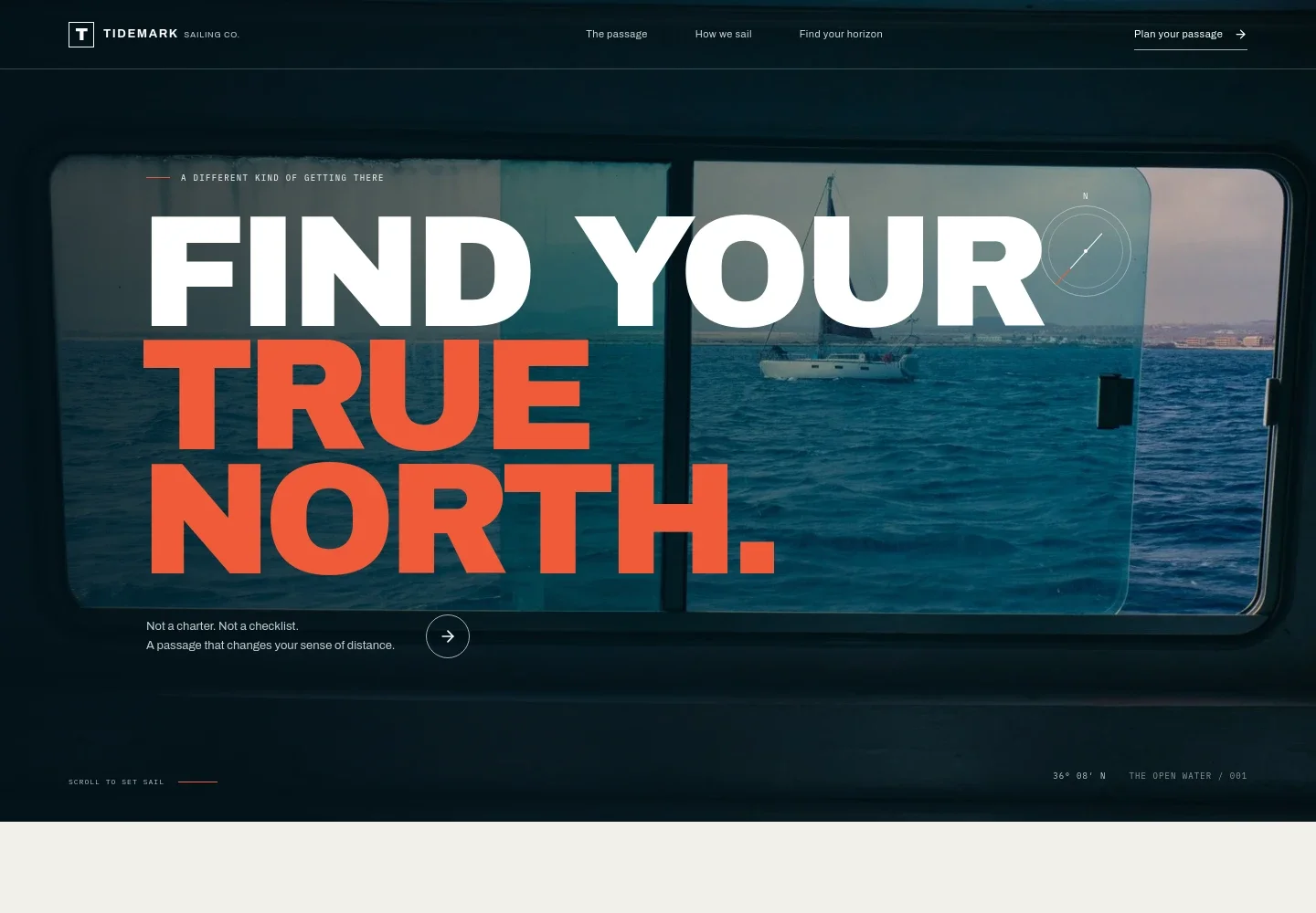 Sailing Website Template