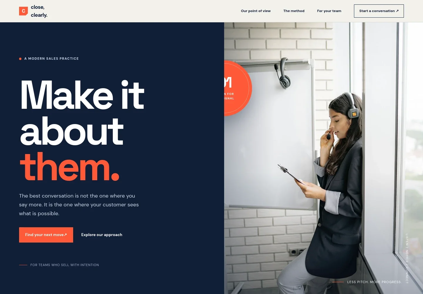 Salesman Website Template