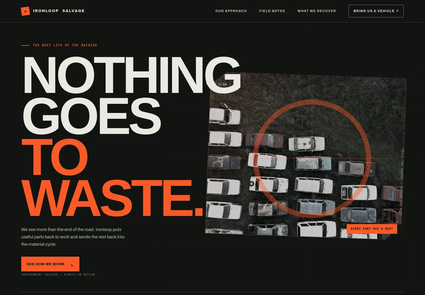 Salvage Yard Website Template