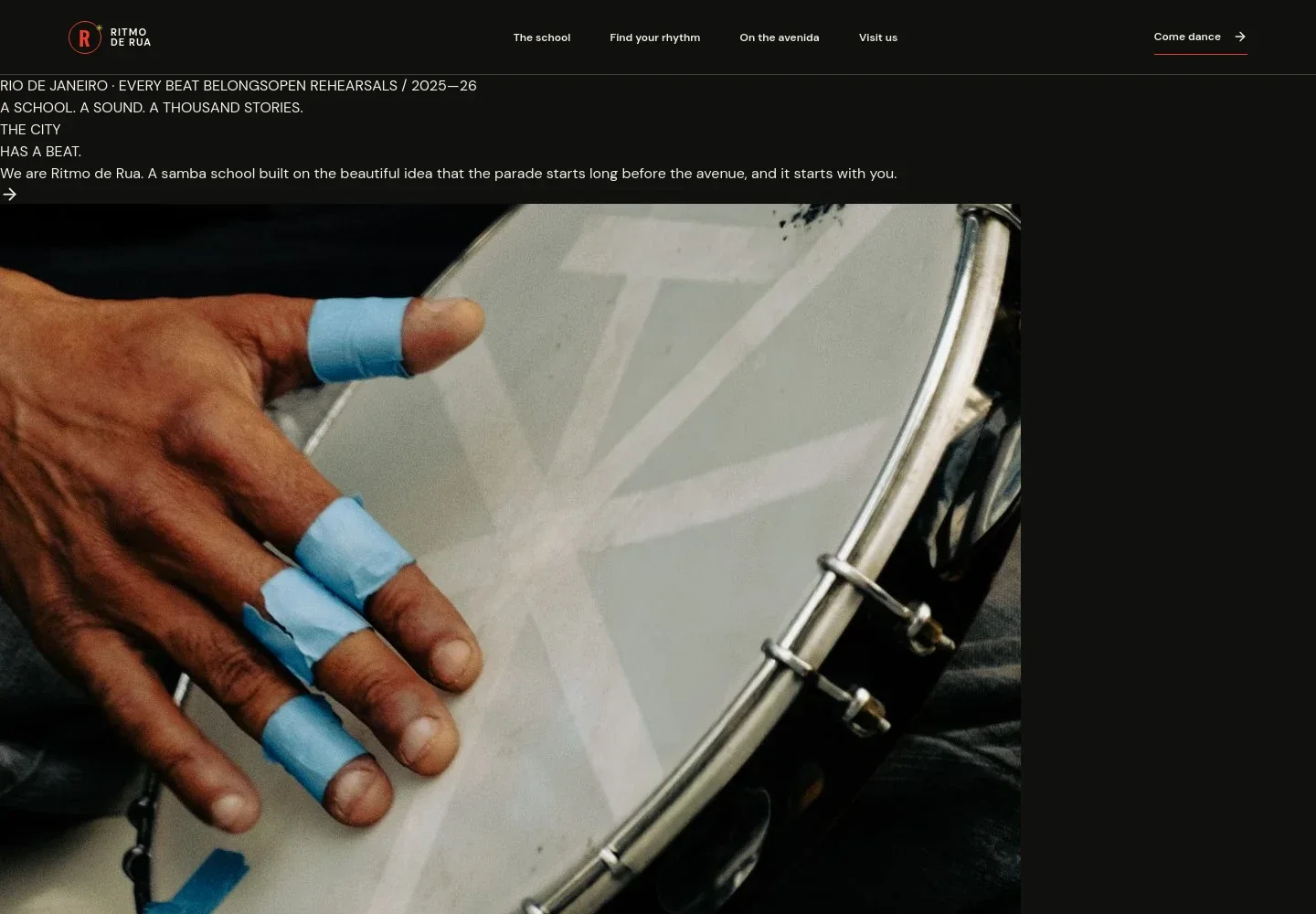 Samba School Website Template