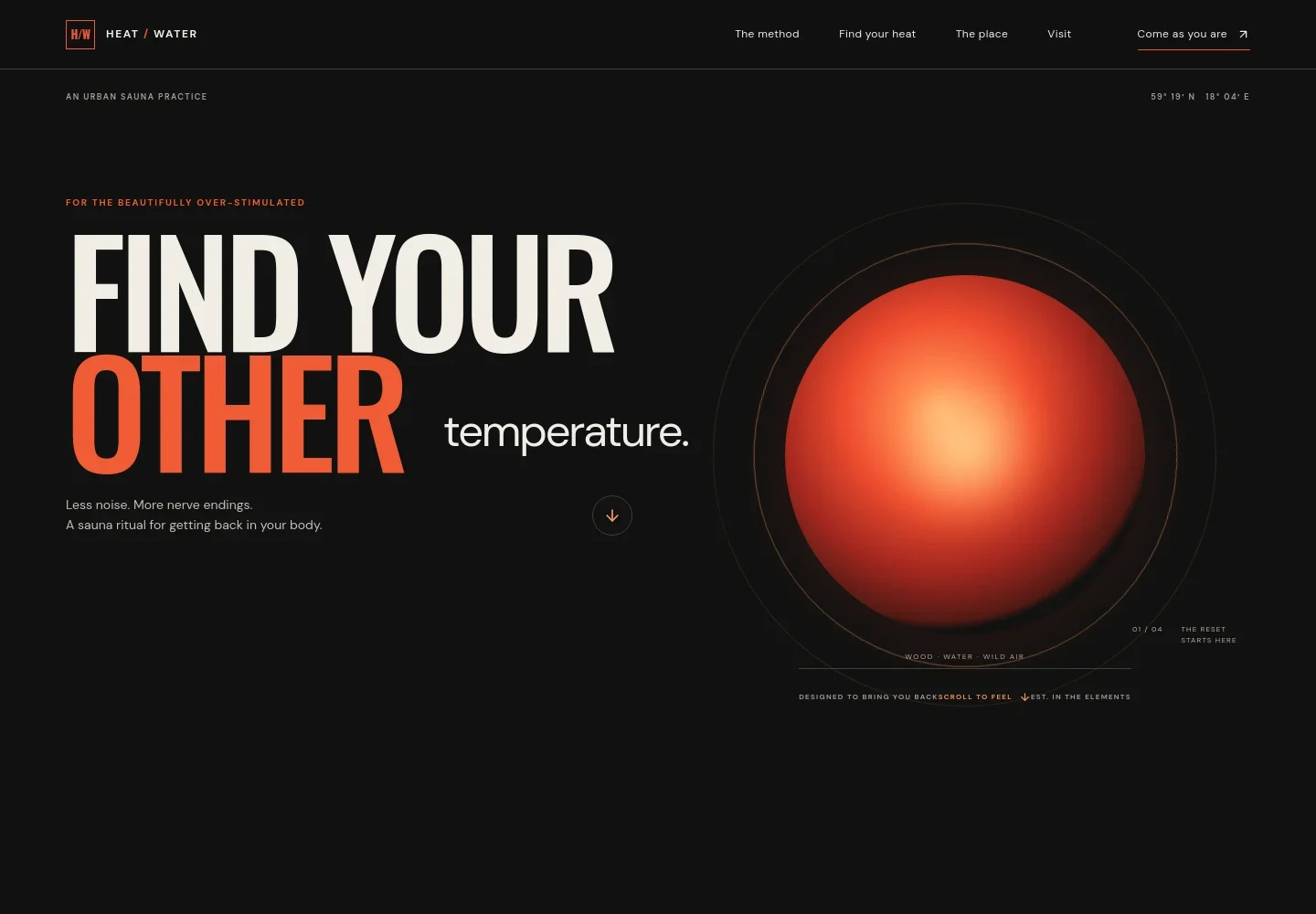 Sauna Website Template