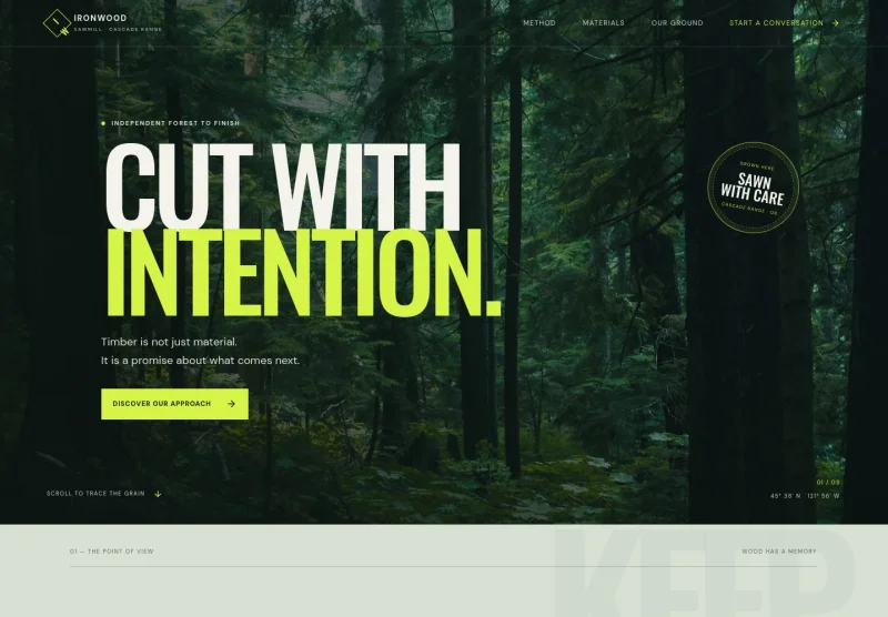 Sawmill Website Template