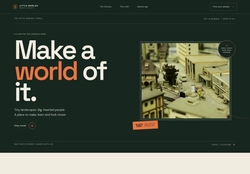 Scale Model Club Website Template