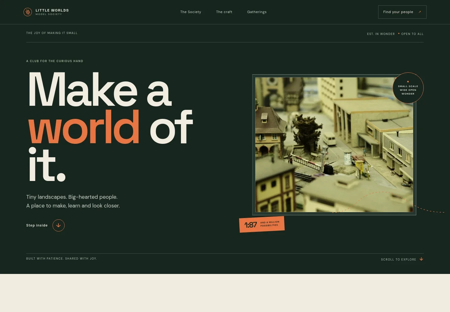 Scale Model Club Website Template