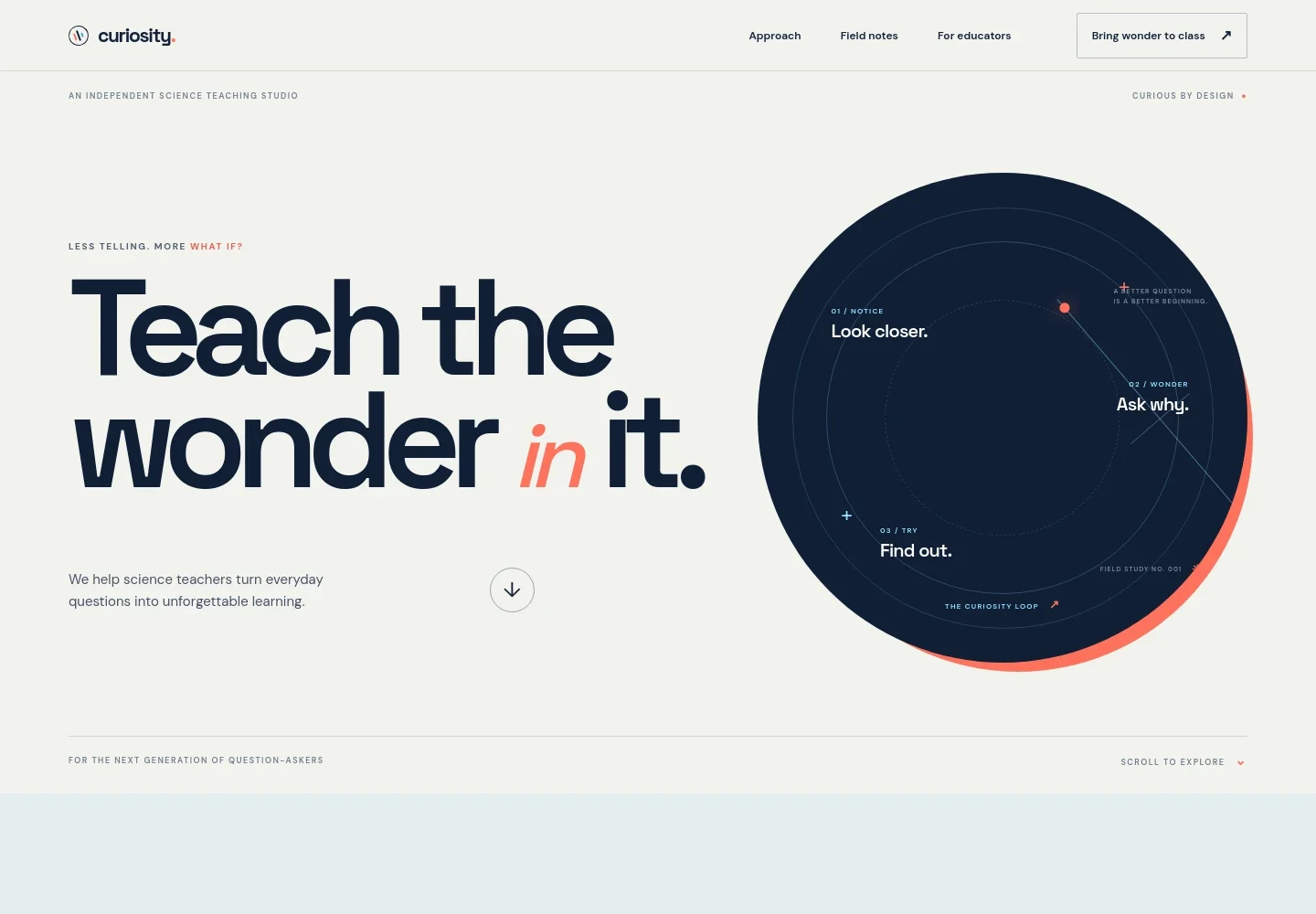 Science Teacher Website Template