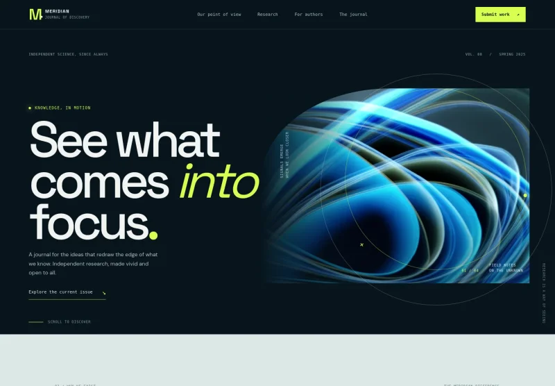 Scientific Journal Website Template