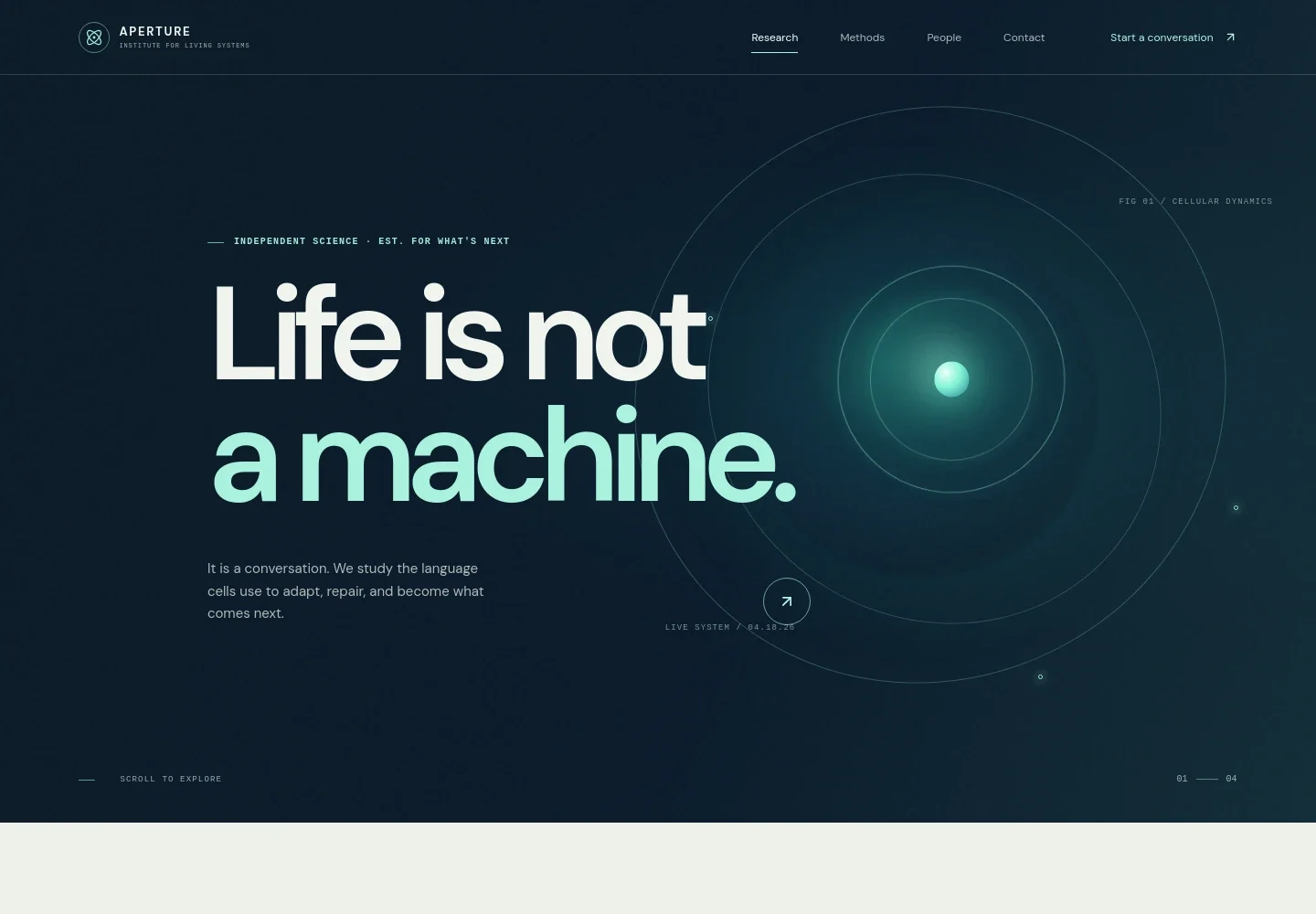 Scientist Website Template