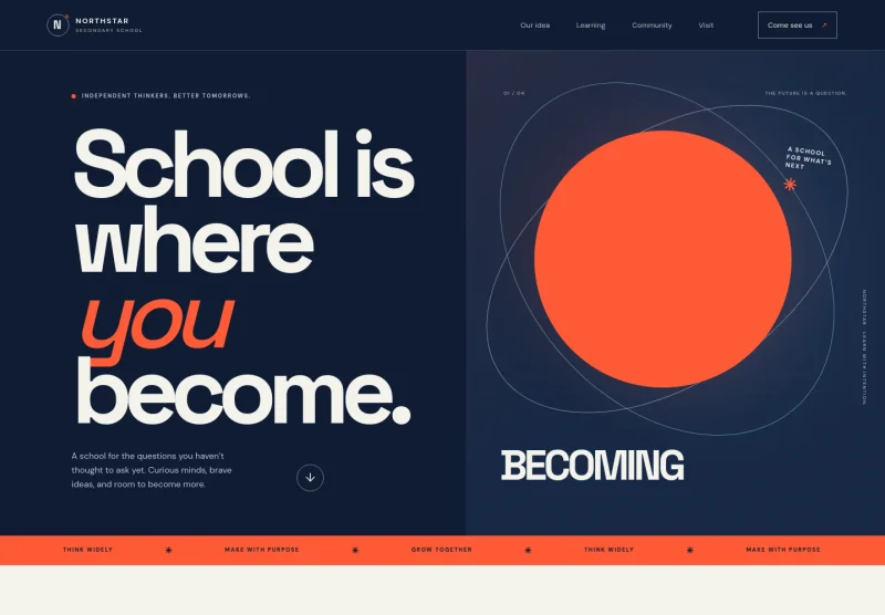Secondary School Website Template