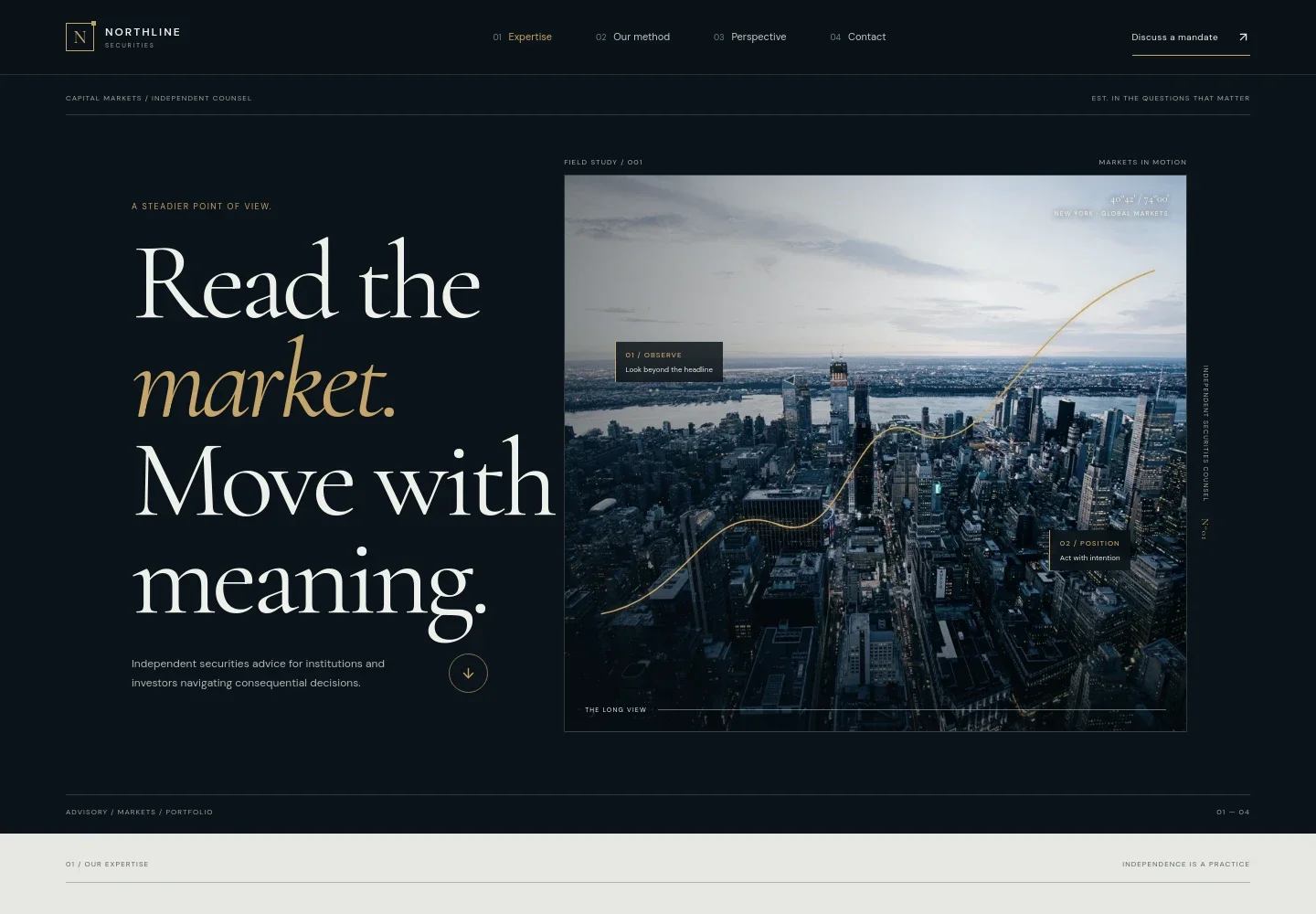 Securities Website Template