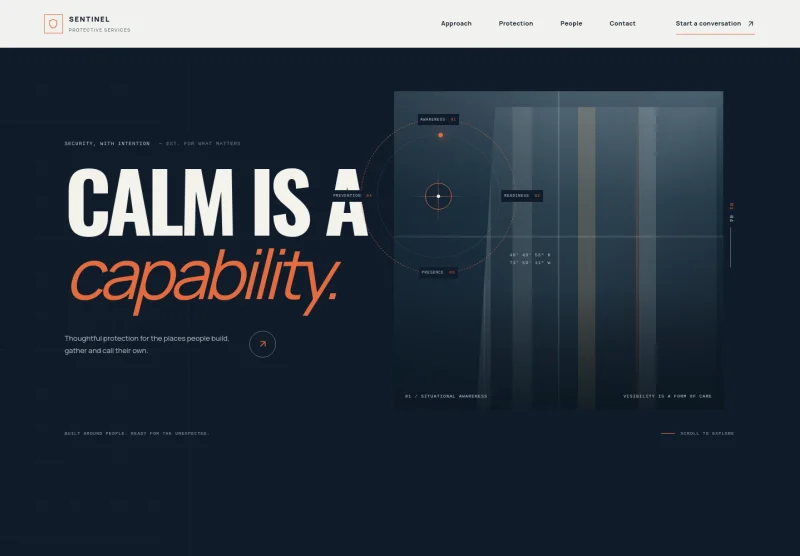 Security Guard Website Template