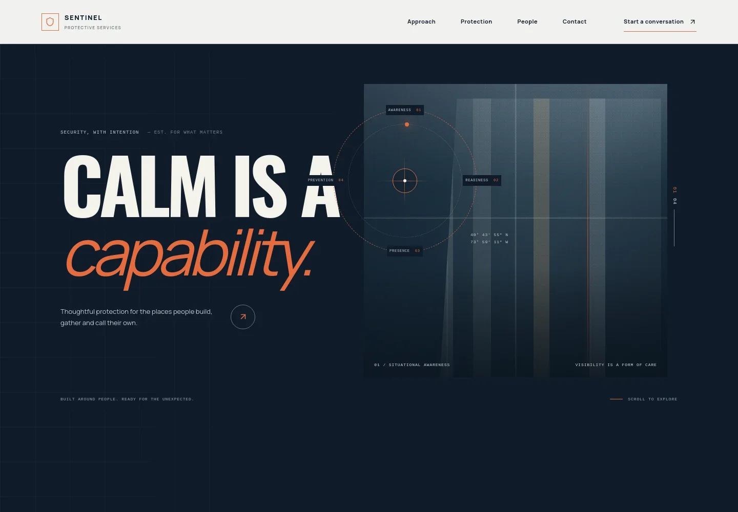 Security Guard Website Template