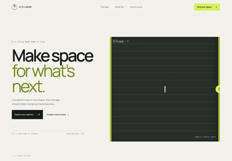Self Storage Website Template