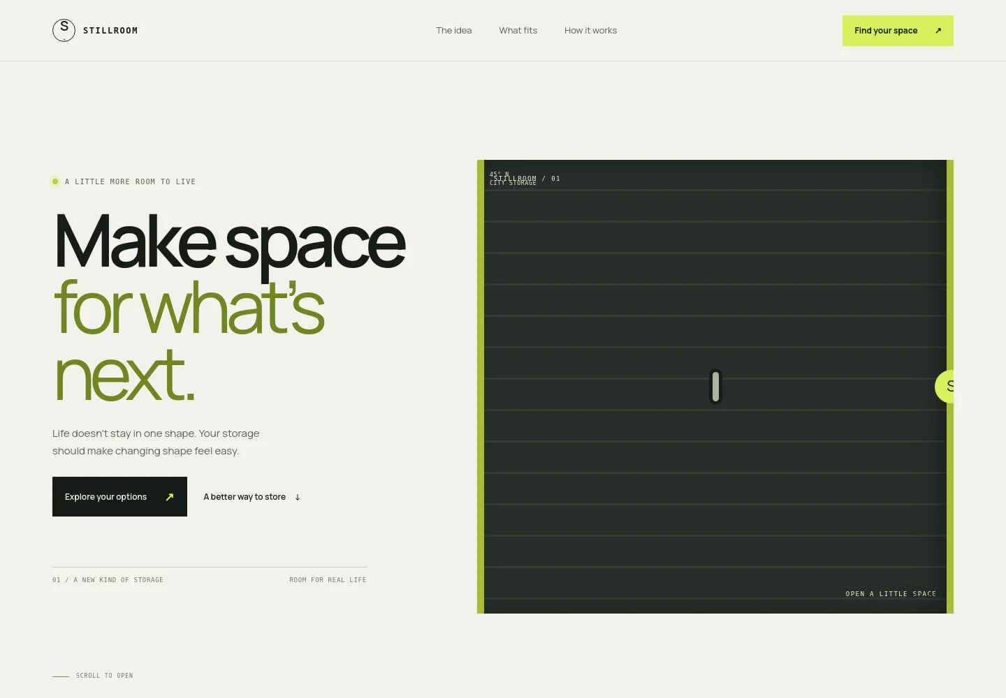 Self Storage Website Template