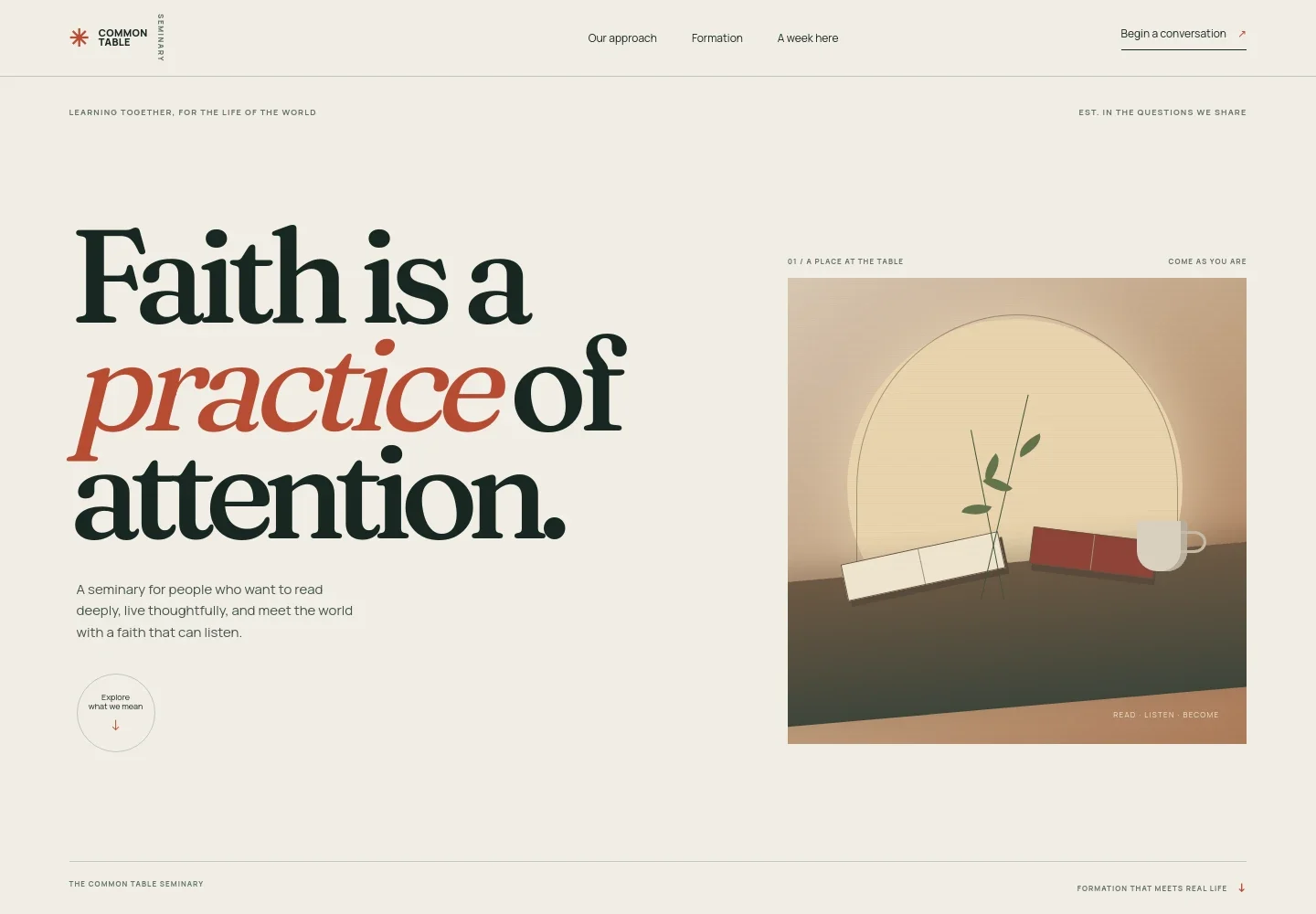 Seminary Website Template