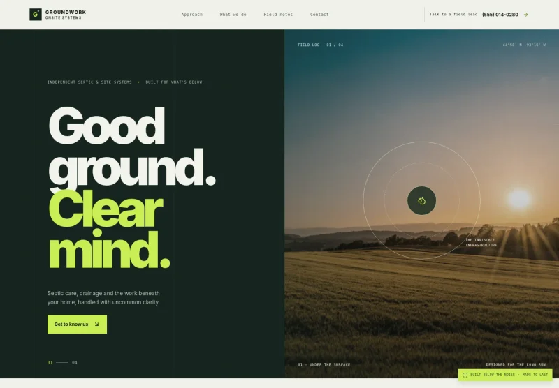 Septic Service Website Template