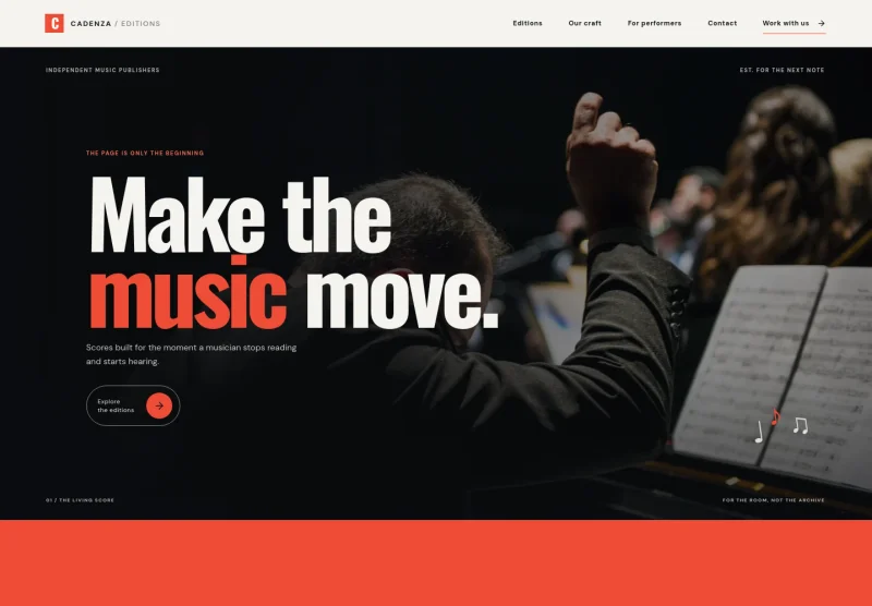 Sheet Music Website Template