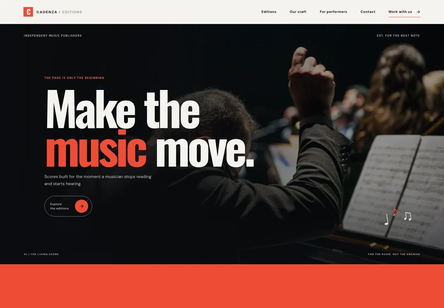 Sheet Music Website Template