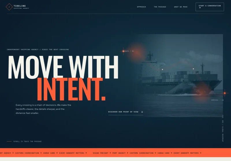 Shipping Agency Website Template