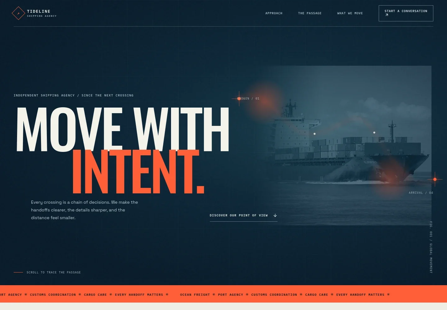 Shipping Agency Website Template