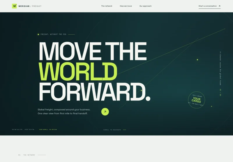 Shipping And Logistics Website Template