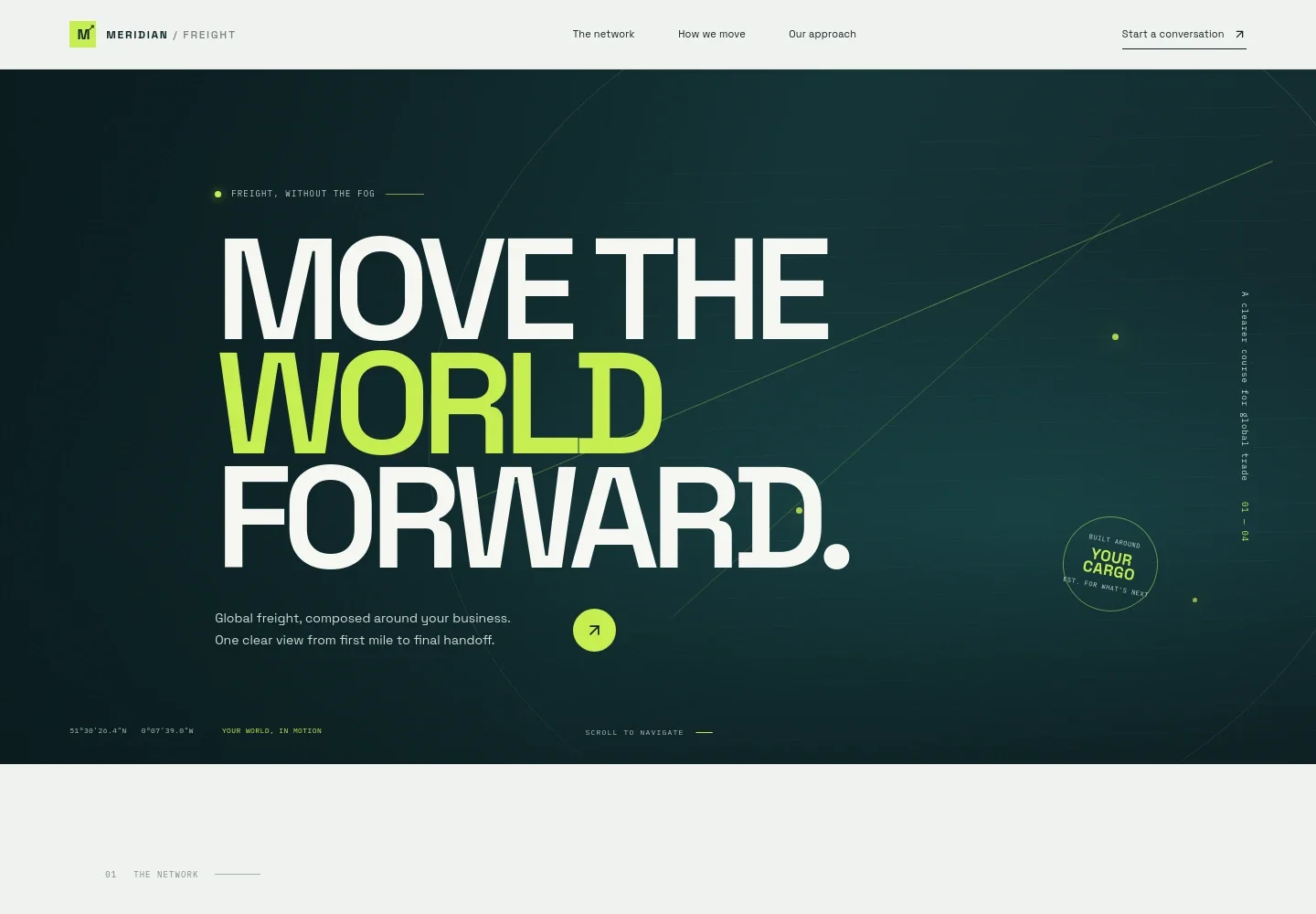 Shipping And Logistics Website Template