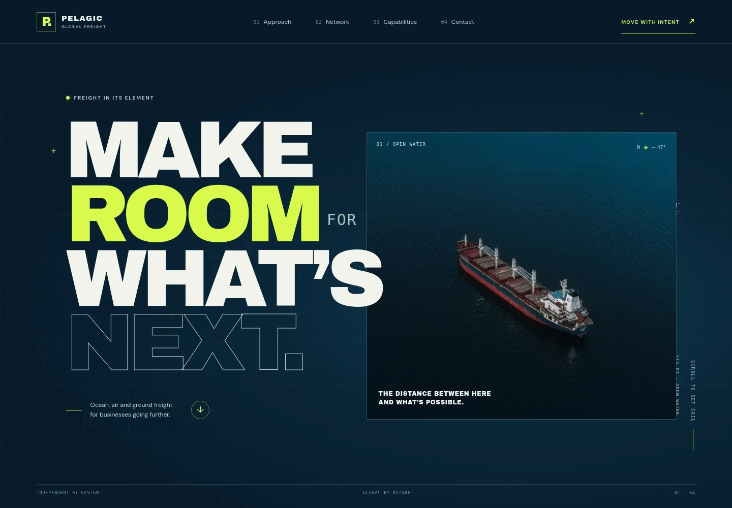 Shipping Website Template