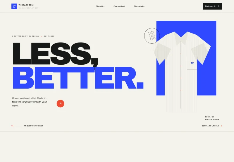 Shirt Website Template