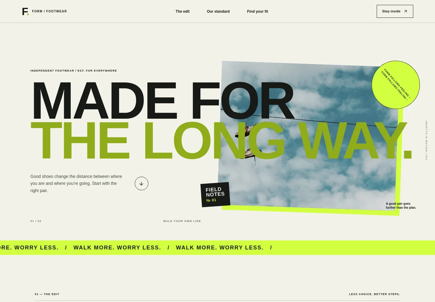 Shoe Store Website Template