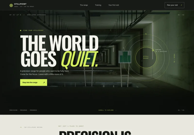 Shooting Range Website Template
