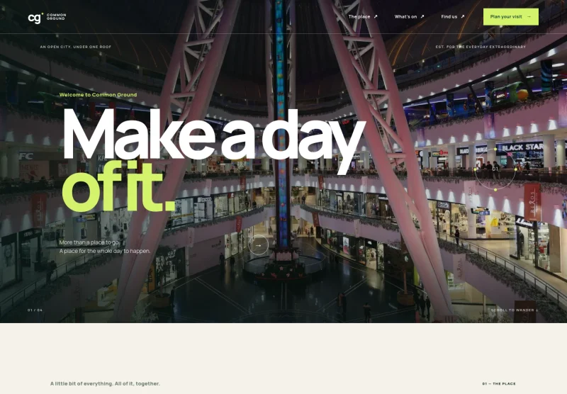 Shopping Mall Website Template