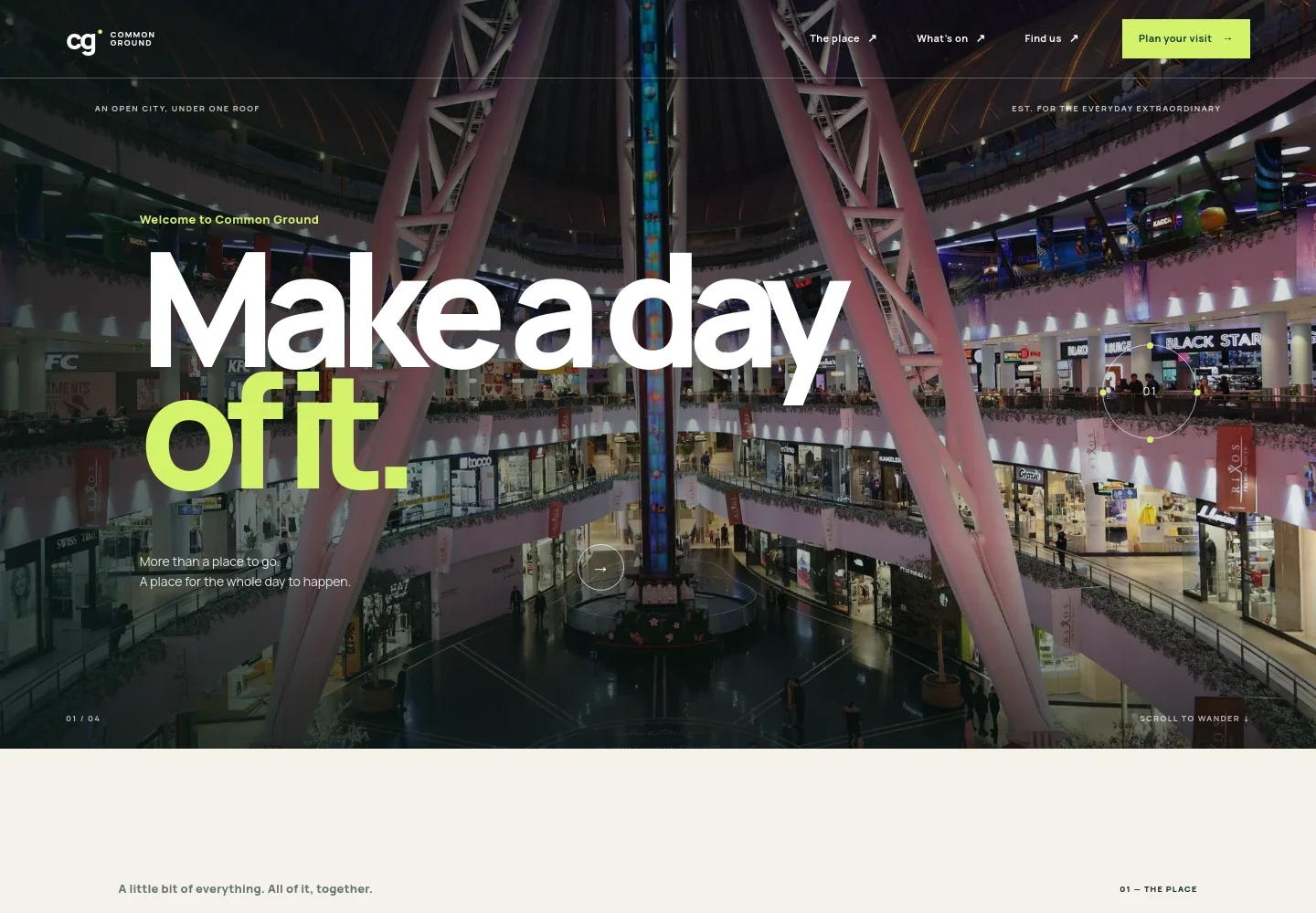 Shopping Mall Website Template