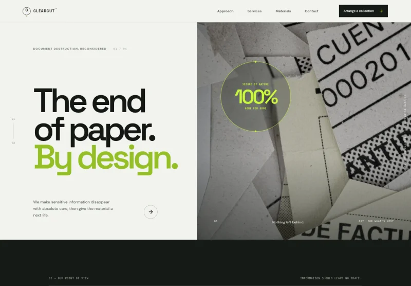 Shredding Service Website Template
