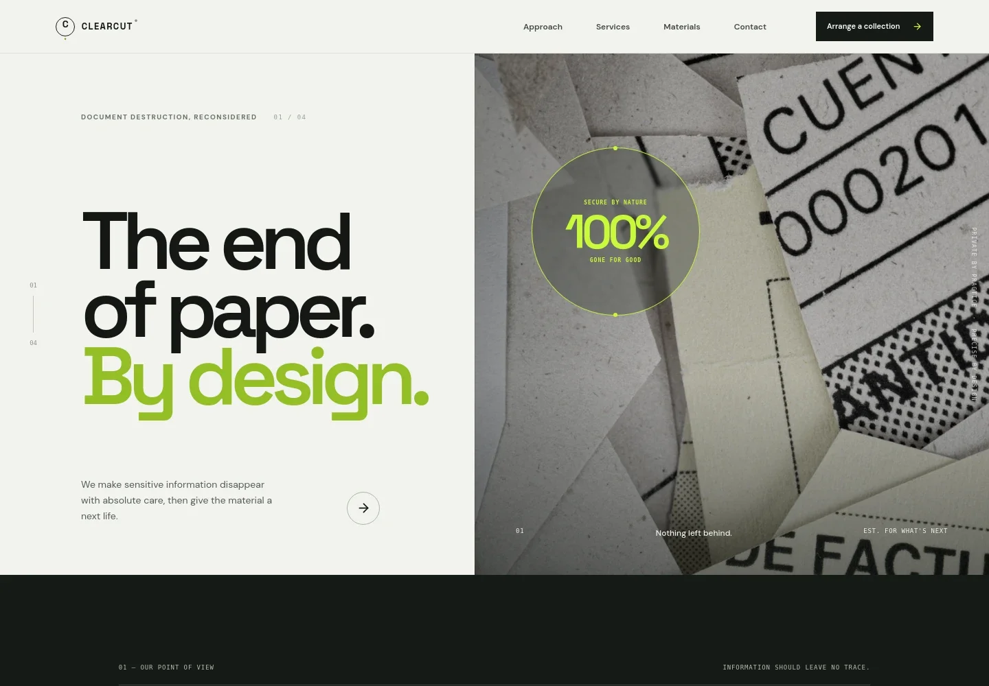 Shredding Service Website Template