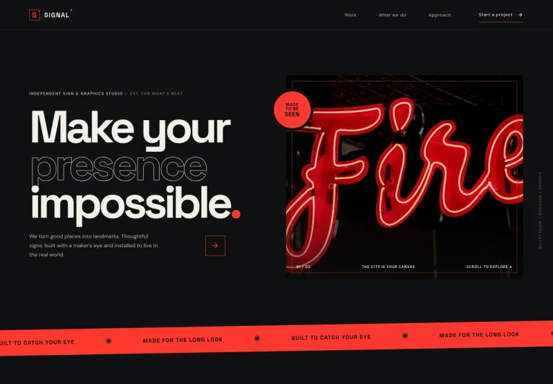 Sign Shop Website Template