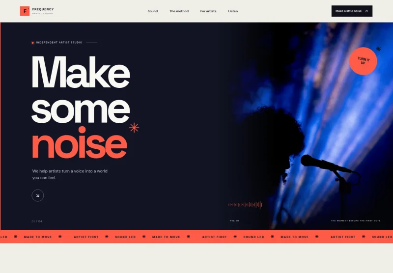 Singer Website Template