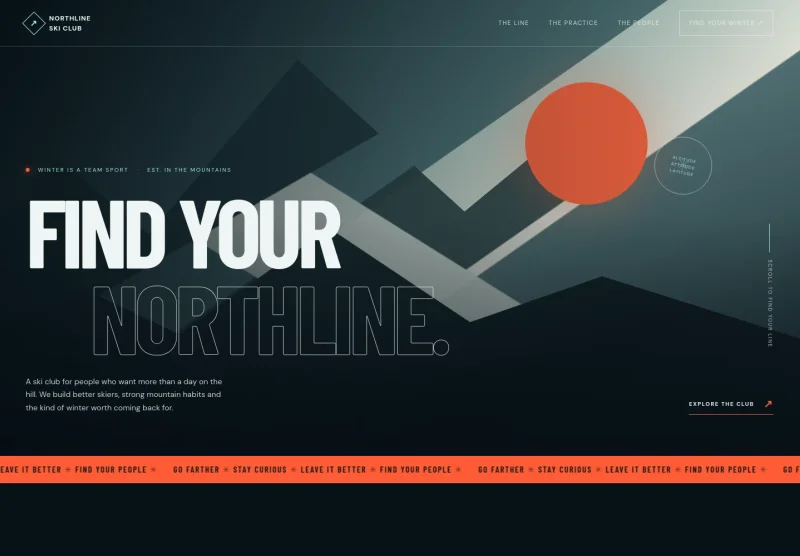 Ski Club Website Template