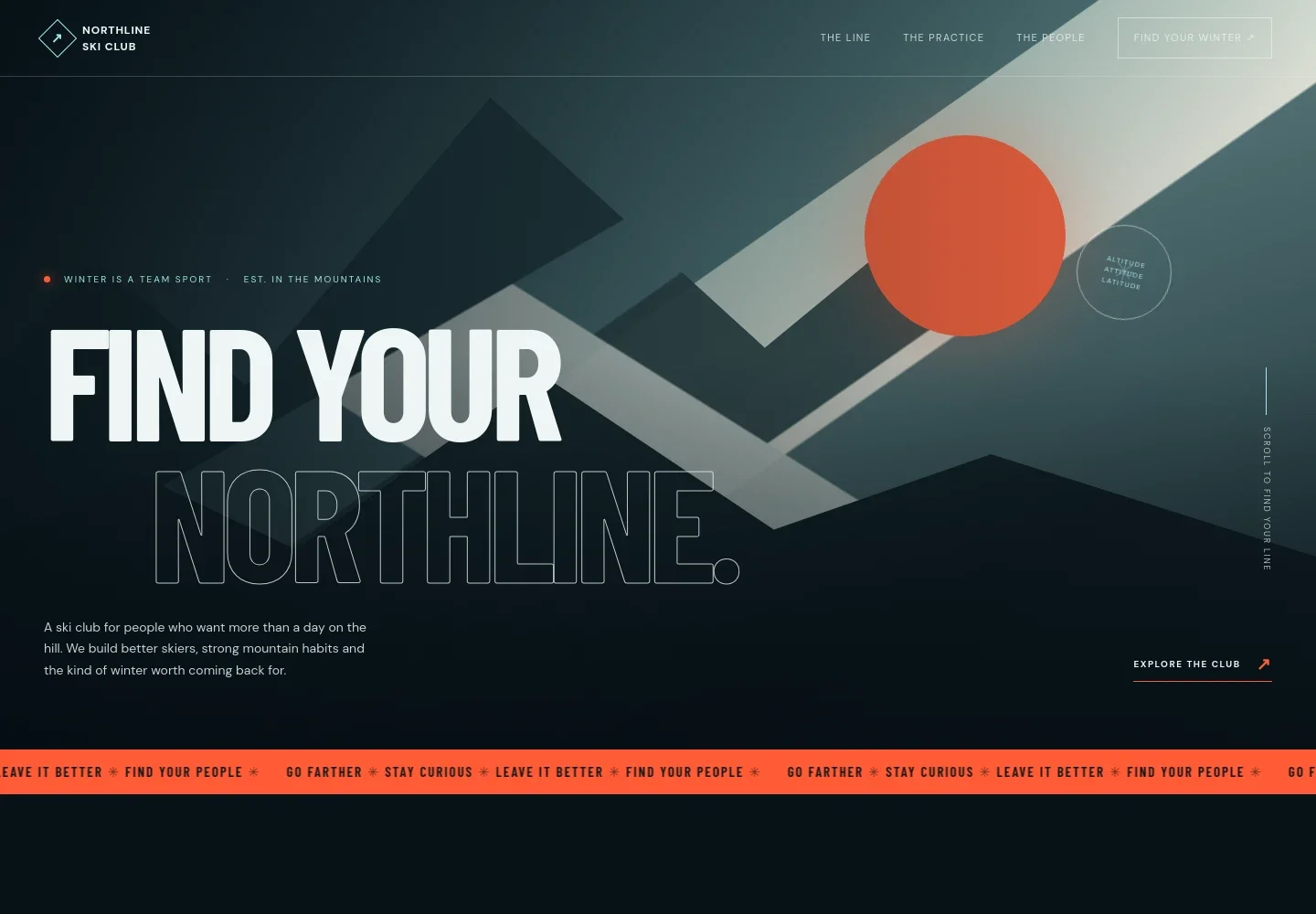 Ski Club Website Template