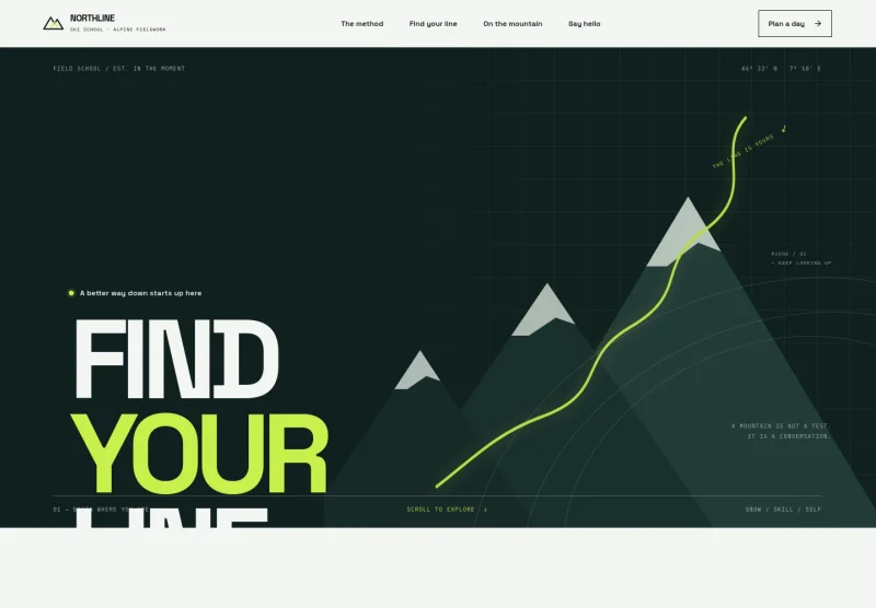 Ski School Website Template