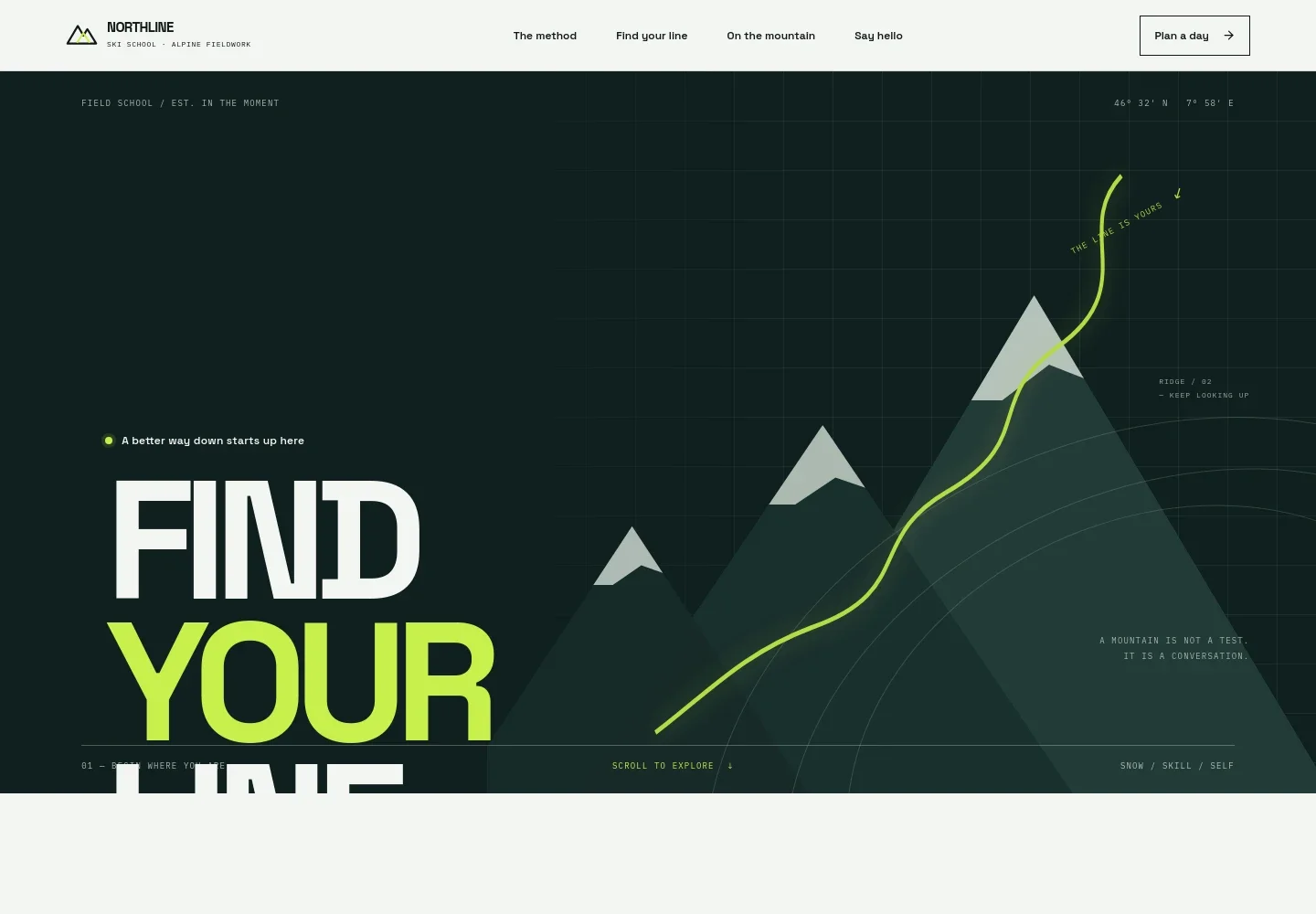 Ski School Website Template
