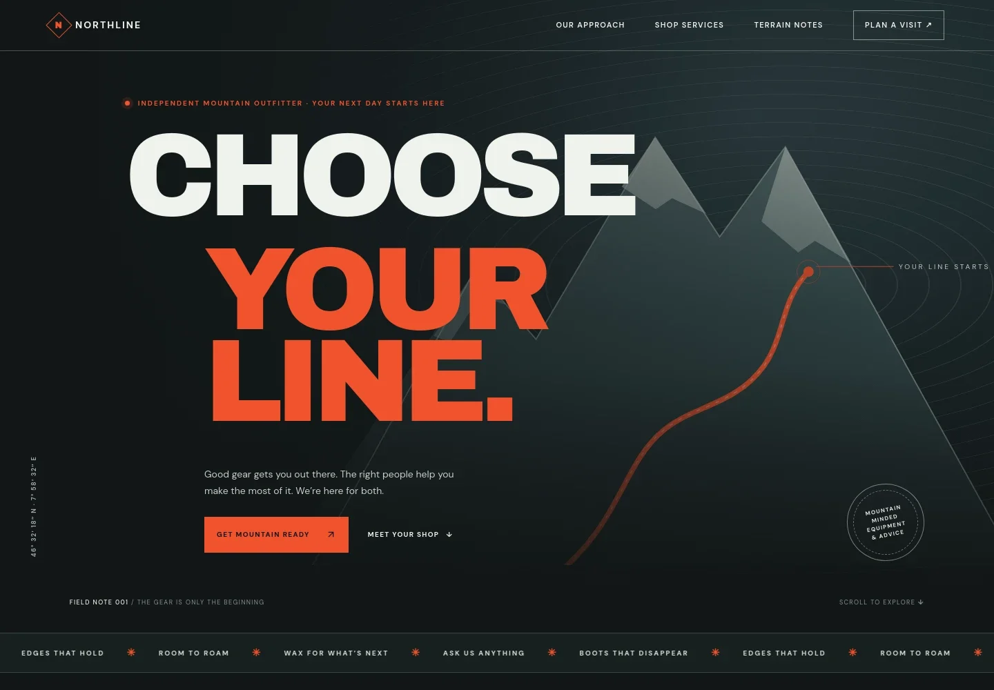 Ski Shop Website Template