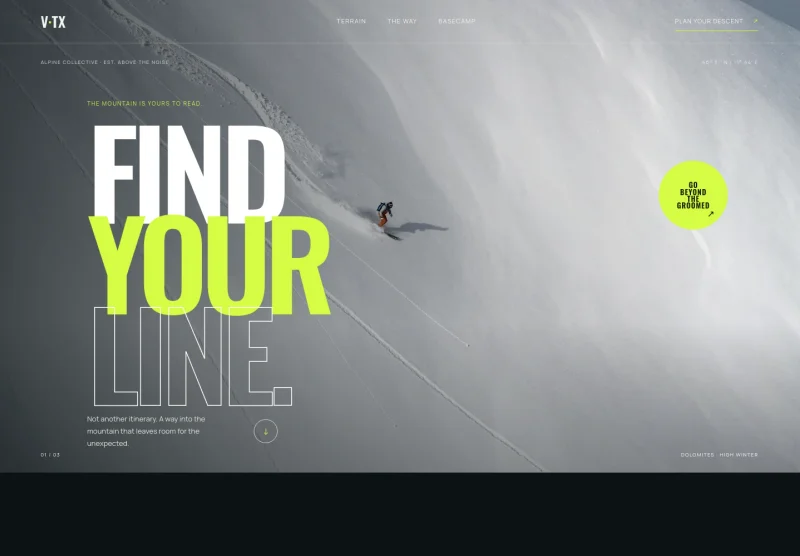 Ski Website Template